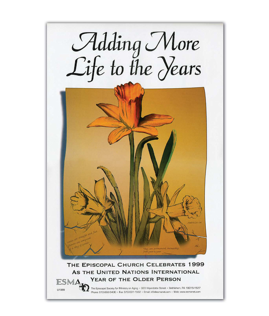 5) Poster for the Episcopal Society Ministry on Aging